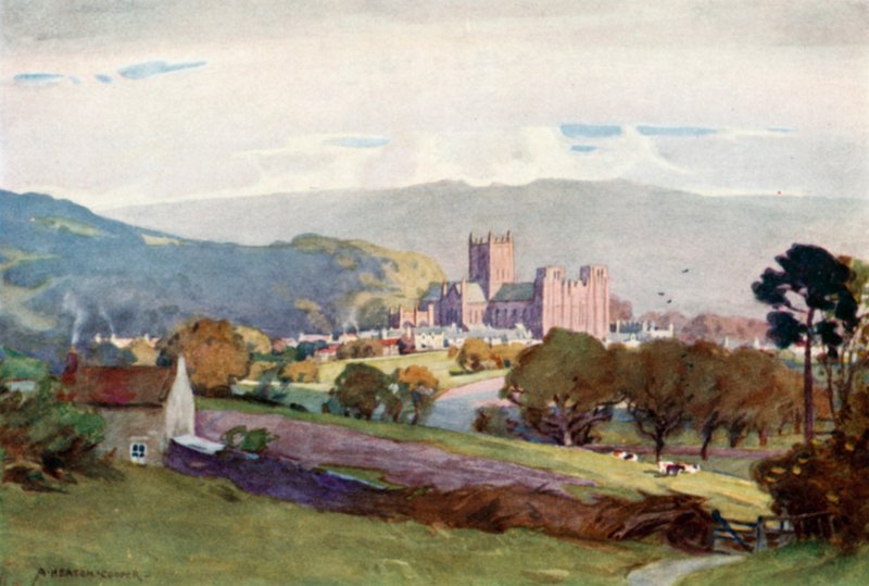Wells, desde Milton Hill de Alfred Heaton Cooper