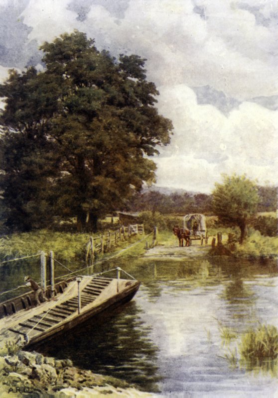 Ferry de Bablock Hythe de Alfred Robert Quinton