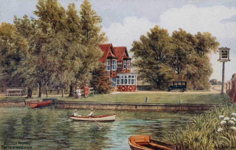 Hotel Bridge, Potter Heigham de Alfred Robert Quinton