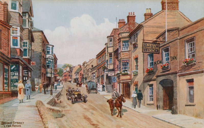 Broad Street, Lyme Regis de Alfred Robert Quinton