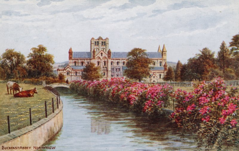 Abadía de Buckfast, vista norte de Alfred Robert Quinton