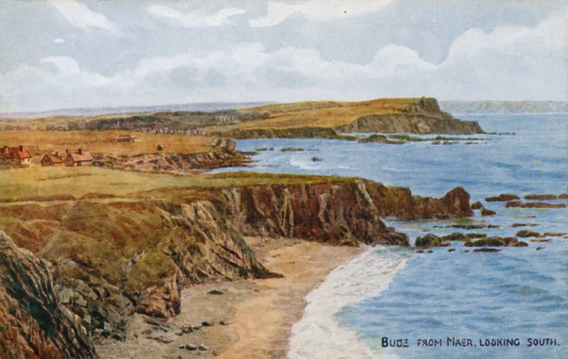 Bude desde Maer, mirando al Sur de Alfred Robert Quinton