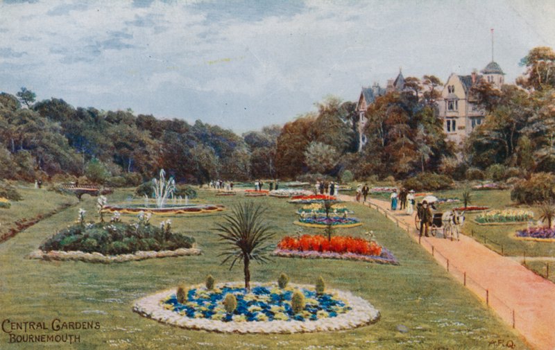 Jardines Centrales, Bournemouth de Alfred Robert Quinton