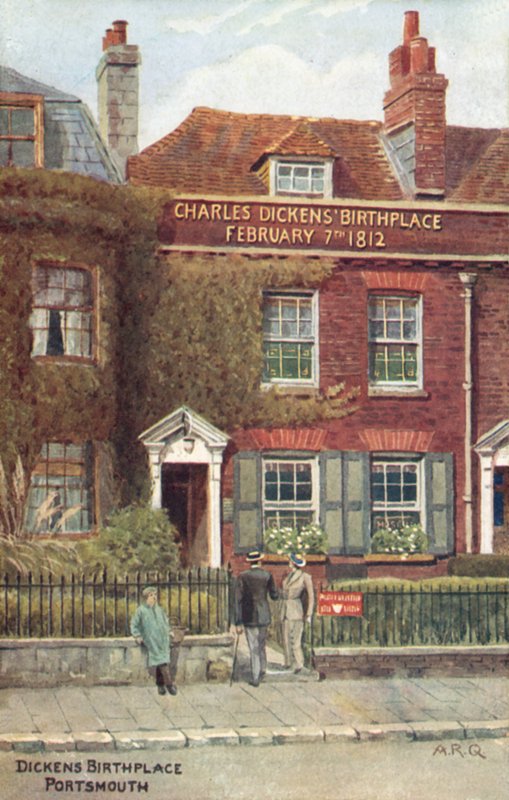 Charles Dickens, lugar de nacimiento, Portsmouth de Alfred Robert Quinton