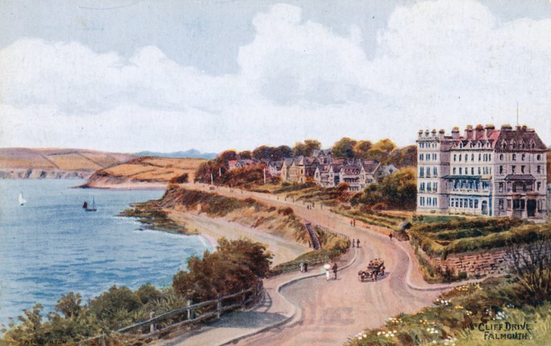 Paseo del acantilado, Falmouth de Alfred Robert Quinton