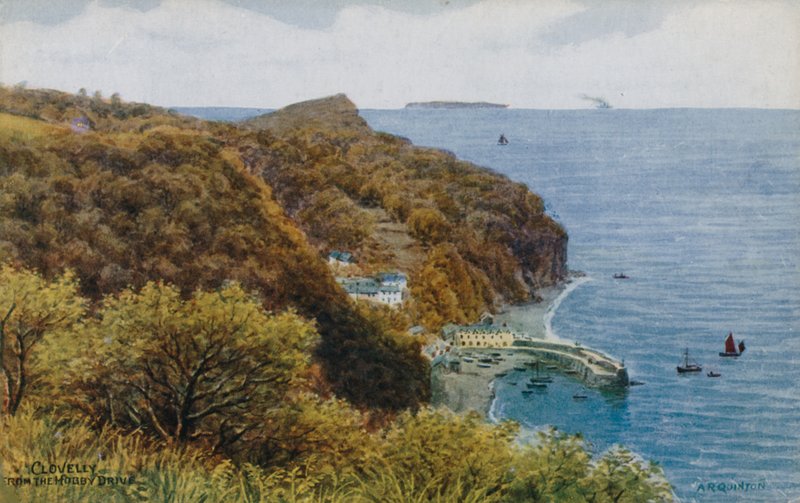 Clovelly, desde The Hobby Drive de Alfred Robert Quinton