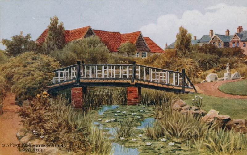 Estanque Eily, Jardines de Kensington; Lowestoft de Alfred Robert Quinton