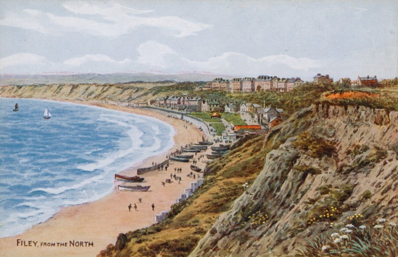 Filey, desde el norte de Alfred Robert Quinton