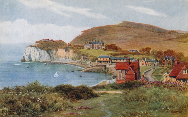 Bahía de Freshwater, Isla de Wight de Alfred Robert Quinton