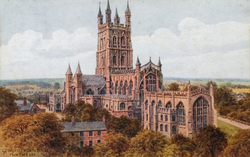 Catedral de Gloucester, desde el Este de Alfred Robert Quinton