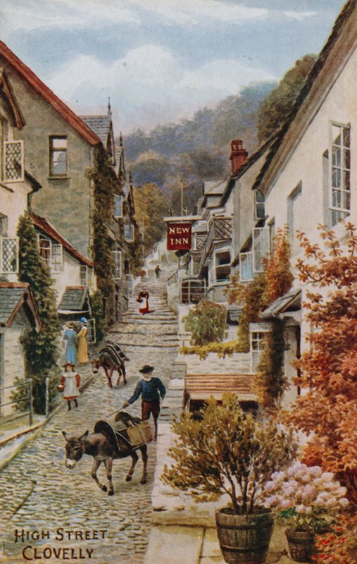 High Street, Clovelly de Alfred Robert Quinton