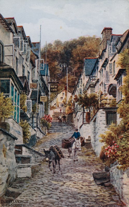 High Street, Clovelly de Alfred Robert Quinton