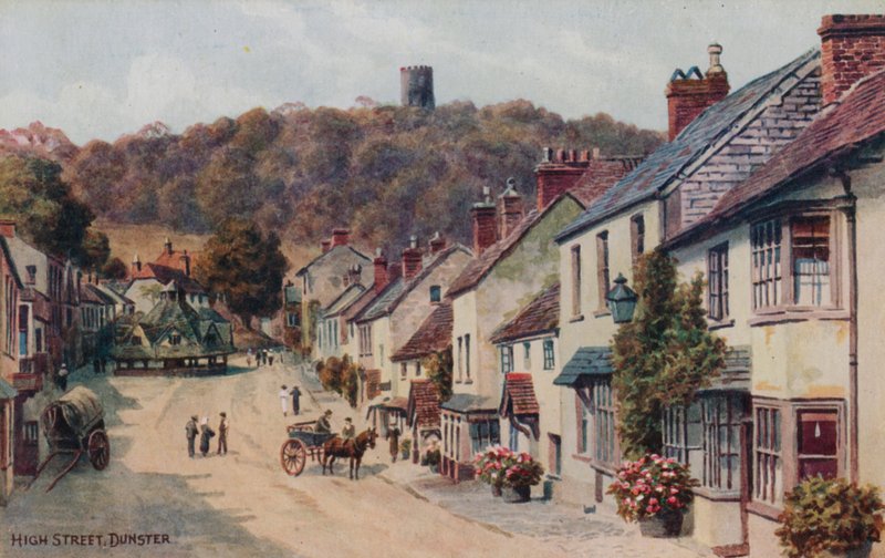 High Street, Dunster de Alfred Robert Quinton