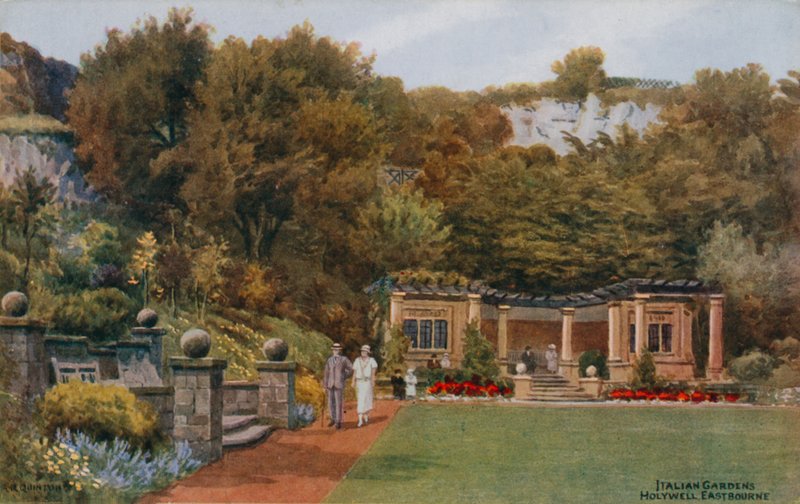 Jardines italianos, Holywell, Eastbourne de Alfred Robert Quinton