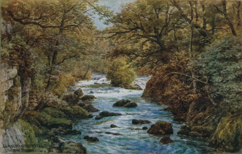 Llandrindod Wells, en el Ithon de Alfred Robert Quinton