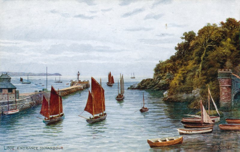 Looe, entrada al puerto de Alfred Robert Quinton