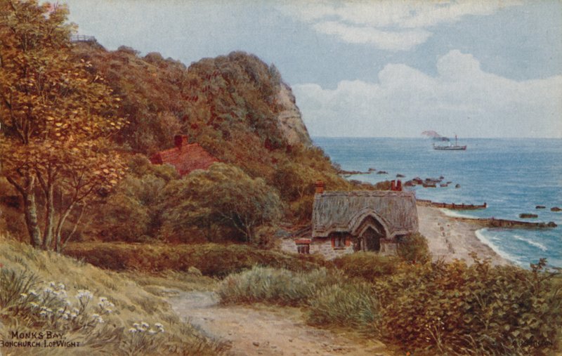Monks Bay, Bonchurch, Isla de Wight de Alfred Robert Quinton