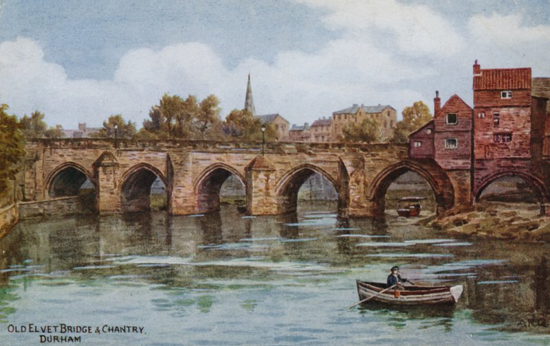 Puente Old Elvet y Chantry, Durham de Alfred Robert Quinton