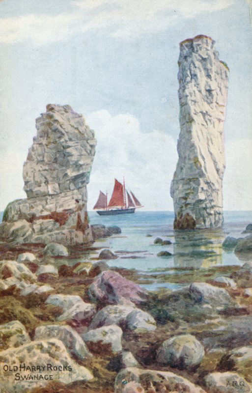 Old Harry Rocks, Swanage de Alfred Robert Quinton