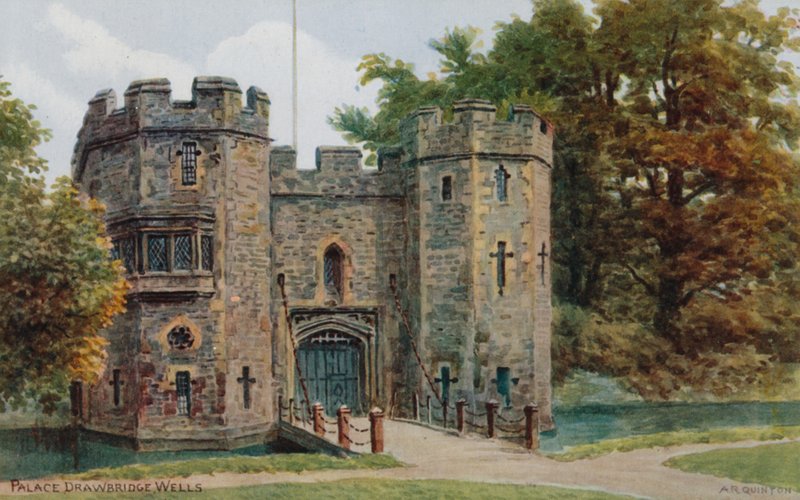 Puente levadizo del Palacio, Wells de Alfred Robert Quinton