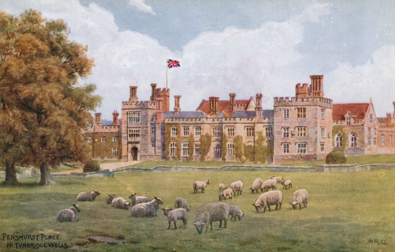 Penshurst Place, cerca de Tunbridge Wells de Alfred Robert Quinton