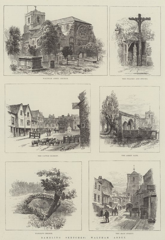 Bocetos Ambulantes, Abadía de Waltham de Alfred Robert Quinton