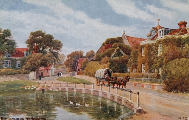 Rottingdean cerca de Brighton de Alfred Robert Quinton
