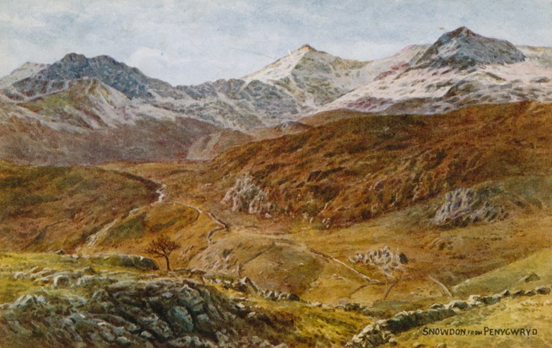 Snowdon, desde Penygwryd de Alfred Robert Quinton