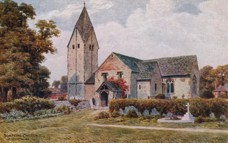 Iglesia de Sompting cerca de Worthing de Alfred Robert Quinton