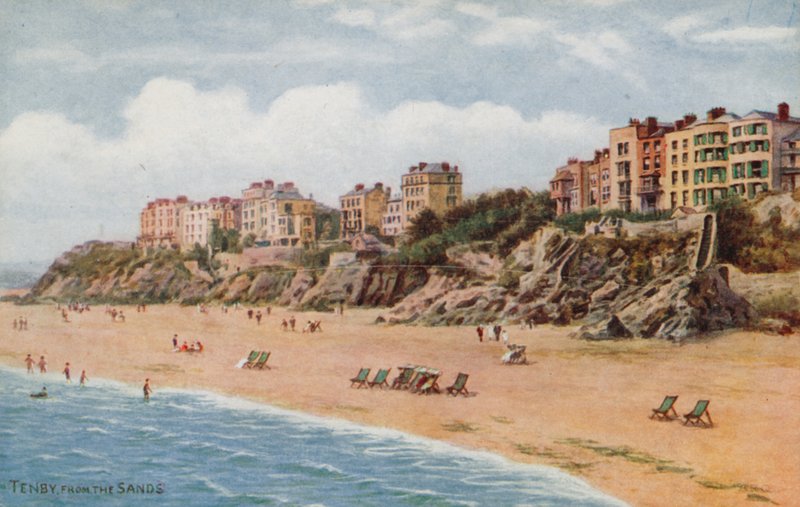 Tenby, desde las Arenas de Alfred Robert Quinton