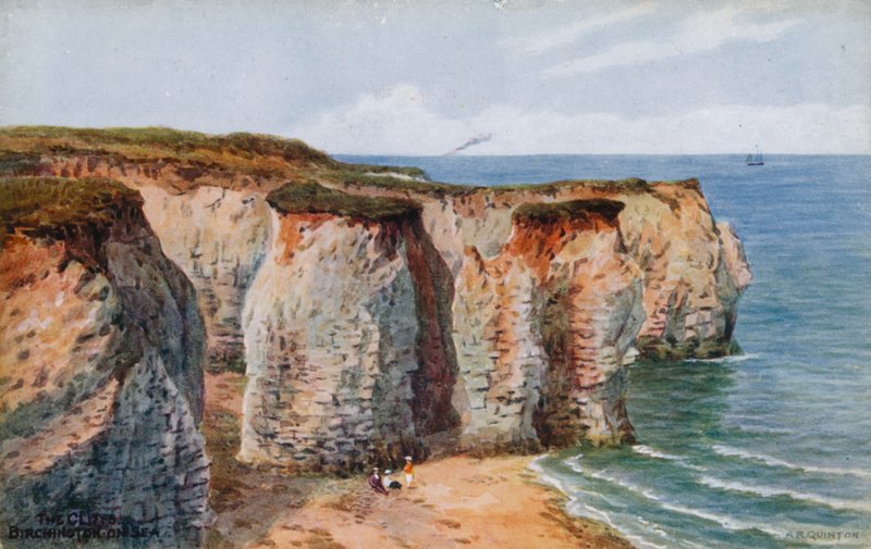 Los acantilados, Birchington-on-Sea de Alfred Robert Quinton