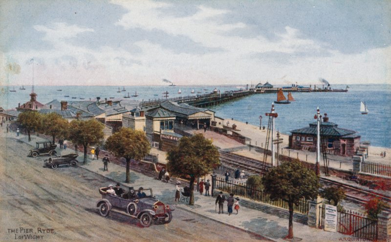 El muelle, Ryde, Isla de Wight de Alfred Robert Quinton
