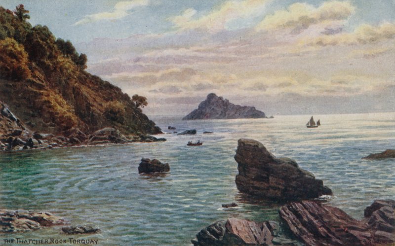 La roca Thatcher, Torquay de Alfred Robert Quinton
