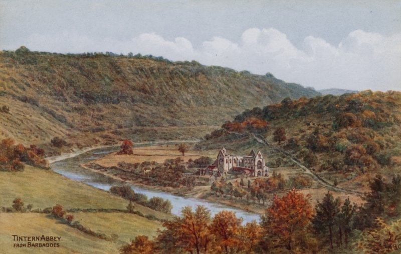 Abadía de Tintern, desde Barbados de Alfred Robert Quinton