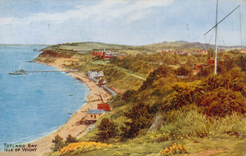 Totland Bay, Isla de Wight de Alfred Robert Quinton
