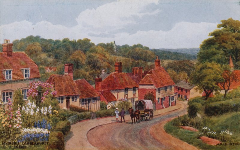 Town Hill Lamberhurst, Kent de Alfred Robert Quinton