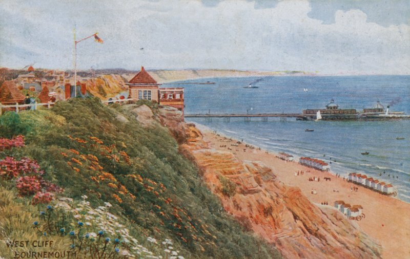 West Cliff, Bournemouth de Alfred Robert Quinton