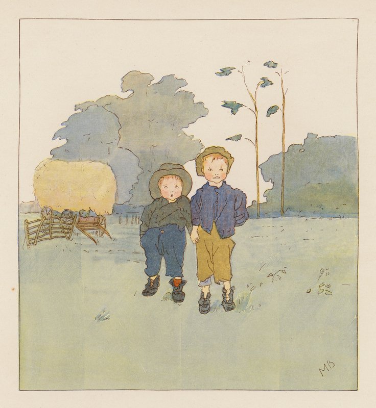 En busca de aventuras (litografía en color) de Alice Maud Beddington