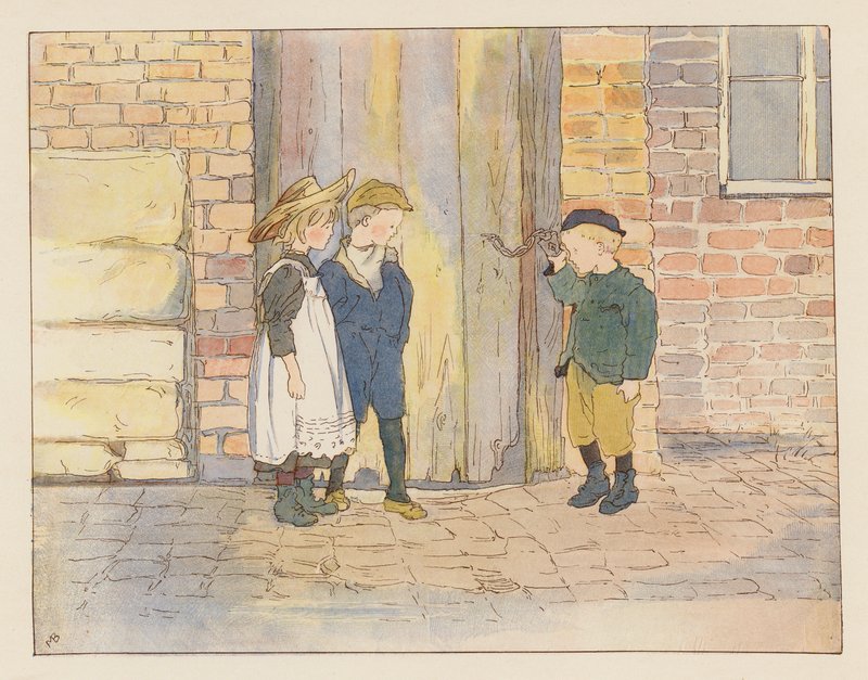 The Duffer Triumphant (litografía en color) de Alice Maud Beddington
