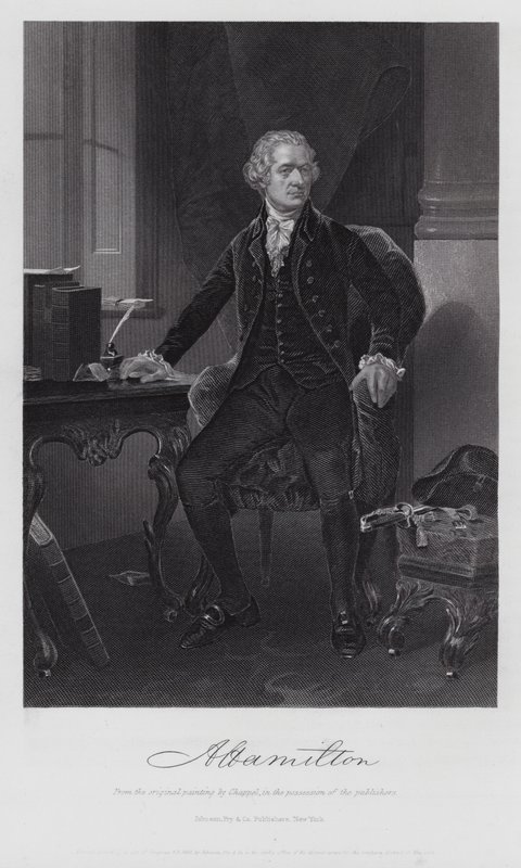 Alexander Hamilton de Alonzo (after) Chappel