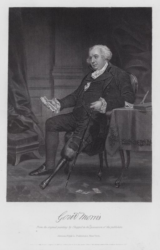 Gouvernour Morris (grabado) de Alonzo (after) Chappel