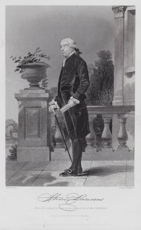 Henry Laurens (grabado) de Alonzo (after) Chappel