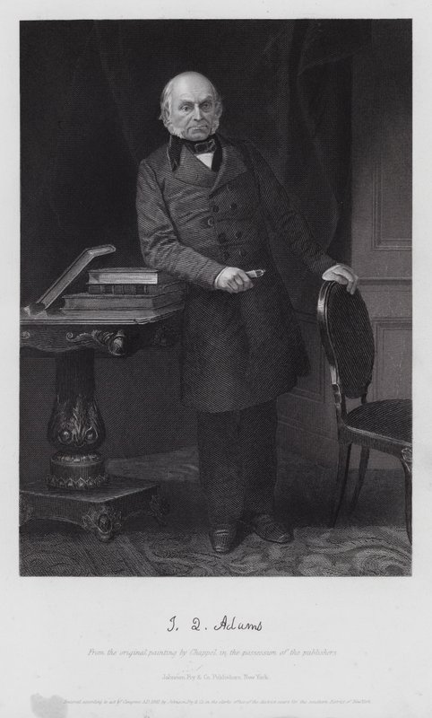 John Quincy Adams (grabado) de Alonzo (after) Chappel