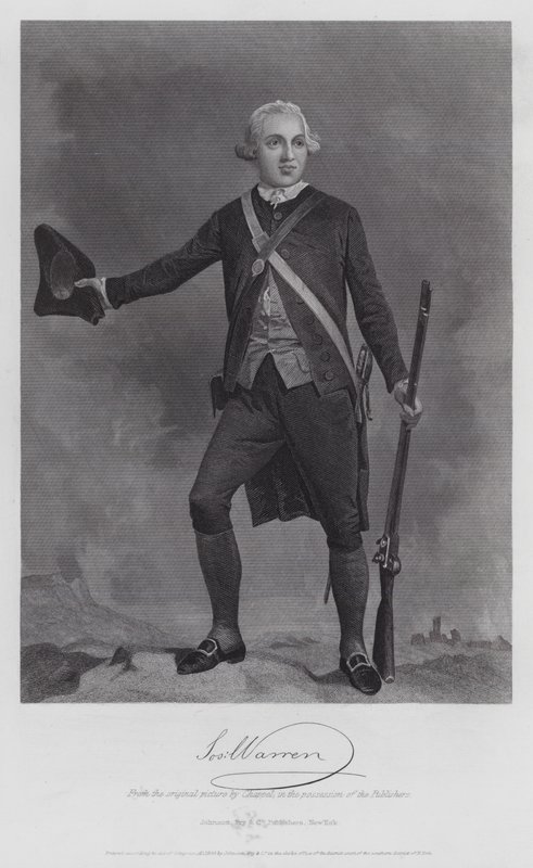 Joseph Warren (grabado) de Alonzo (after) Chappel