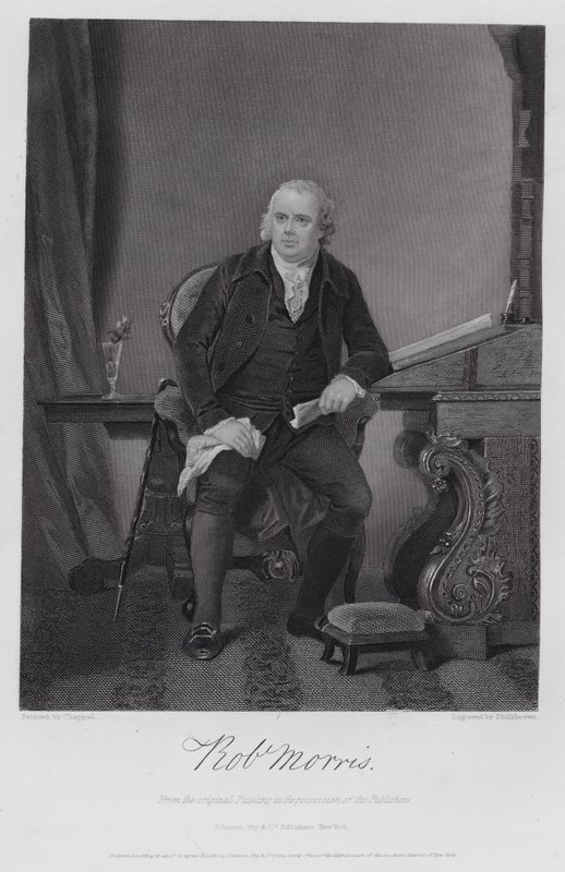 Robert Morris (grabado) de Alonzo (after) Chappel