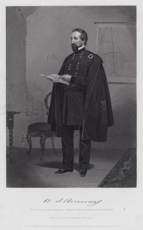 William Stark Rosecrans (grabado) de Alonzo (after) Chappel