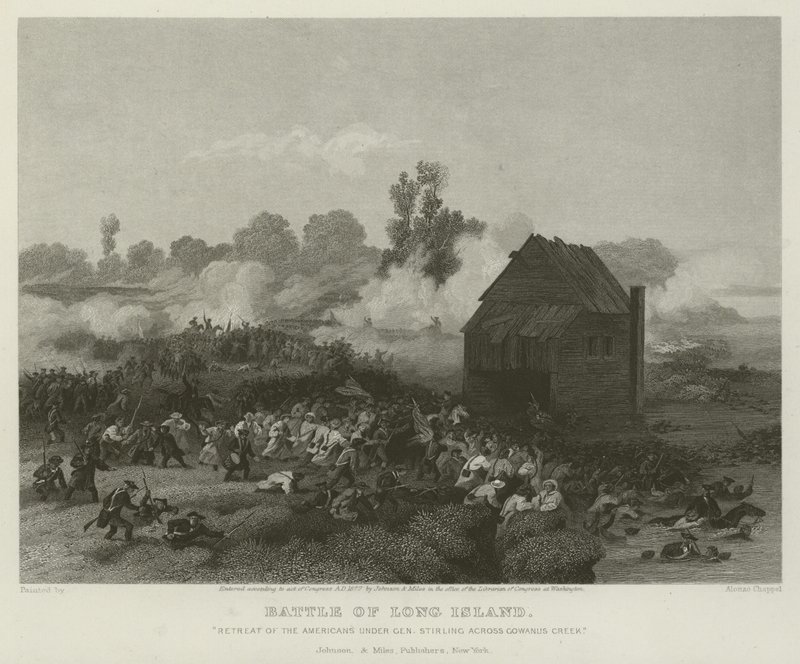 Batalla de Long Island, 1776 de Alonzo Chappel