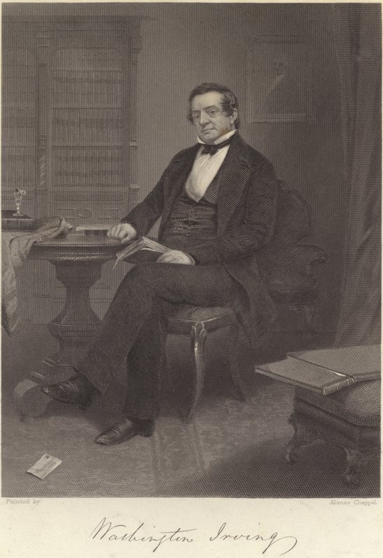 Washington Irving de Alonzo Chappel