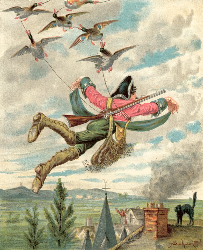 Aventuras del Barón Munchausen de Alphonse Adolphe Bichard