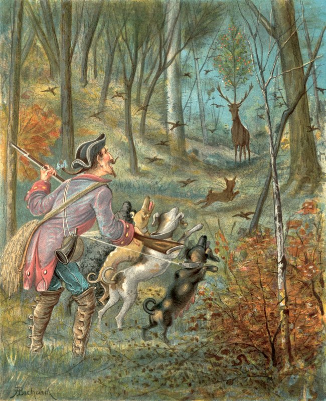 Aventuras del Barón Munchausen de Alphonse Adolphe Bichard